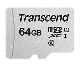 Карта памяти Transcend microSDXC 64GB 300S Class 10 UHS-I U1 (TS64GUSD300S)