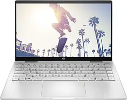 Ноутбук HP Pavilion x360 14-ek2002ua Natural Silver (AQ8P0EA) - фото Ноутбук HP Pavilion x360 14-ek2002ua Natural Silver (AQ8P0EA)