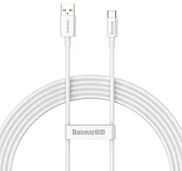 Кабель USB Baseus Superior Series Fast Charging Moon 100w 6a 2m USB Type-C cable white (P10320102214-03)
