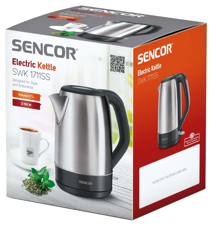 Kettle/metall SENCOR SWK 1711SS - фото 3