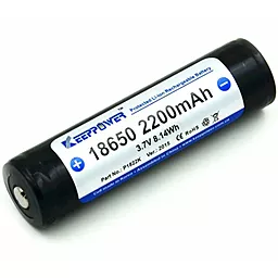 Аккумулятор Keeppower аккумулятор Li-Ion 18650 3.7V (2200mAh) - фото Аккумулятор Keeppower аккумулятор Li-Ion 18650 3.7V (2200mAh)