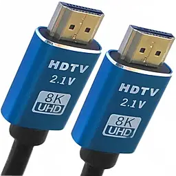 Відеокабель HDMI v2.1 8k 60hz 1m black EasyLife - фото Відеокабель HDMI v2.1 8k 60hz 1m black EasyLife