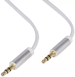Аудіо кабель Ultra AUX mini Jack 3.5mm M/M Cable 1 м white (UC73-0100) - мініатюра 2