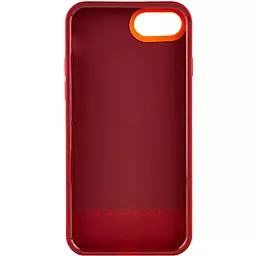 Чехол Epik TPU+PC Bichromatic для Apple iPhone 7, iPhone 8, iPhone SE (2020) (4.7") Brown burgundy / Orange - миниатюра 2