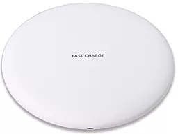 Бездротовий (індукційний) зарядний пристрій Qitech Fast QI Wireless Charger White (QT-WP-02w)