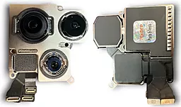 Задняя камера Apple iPhone 15 Pro, 48MP + 12MP + 12MP, Original