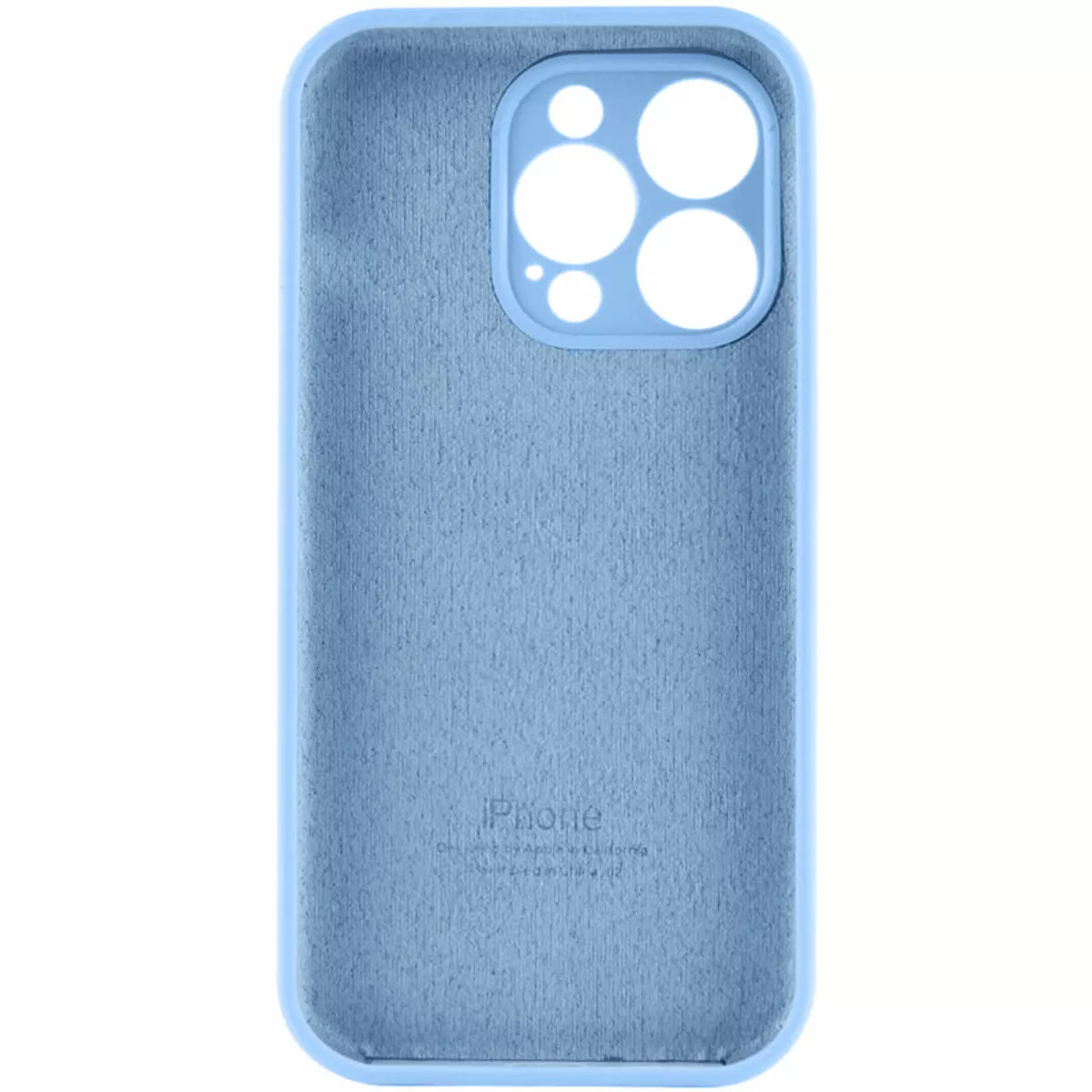 Чохол Silicone Case Full Camera для Apple iPhone 13 Pro Max  Cornflower - фото 2