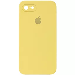 Чехол Silicone Case Full Camera Square для Apple iPhone 6, iPhone 6s Canary Yellow