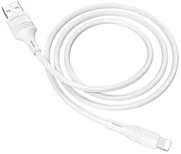Кабель USB Borofone BX43 Lightning Cable 2.4A White - миниатюра 3