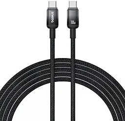 Кабель Baseus Discolor Series USB Type-C - Type-C 100w 5a 1м PD cable Black (P10374902111-00) - фото Кабель Baseus Discolor Series USB Type-C - Type-C 100w 5a 1м PD cable Black (P10374902111-00)