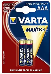 Батарейки Varta R03 / AAA Max-Tech 2шт 1.5 V