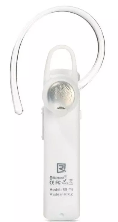 Блютуз гарнитура Remax RB-T9 White - фото 2