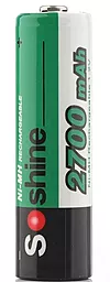 Аккумулятор Soshine AA2700 AA/HR06 2700mAh NI-MH Tip Top