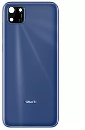 Задняя крышка корпуса Huawei Y5P 2020 со стеклом камеры Original  Blue