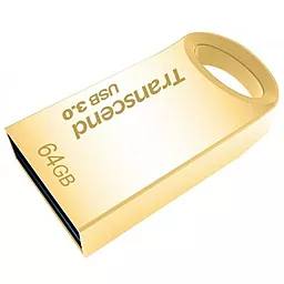 Флешка Transcend 64GB JetFlash 710 Metal Gold USB 3.0 (TS64GJF710G) - фото Флешка Transcend 64GB JetFlash 710 Metal Gold USB 3.0 (TS64GJF710G)