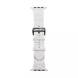 Сменный ремешок для умных часов Apple Watch Hermes 42/44/45/49mm White