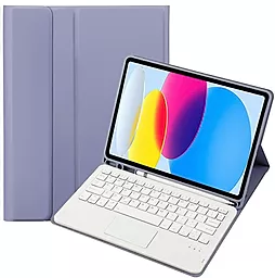 Чохол для планшету BeCover TouchPad з бездротовою клавіатурою для Apple iPad 10.9" (2022, 2024), iPad 11" (2025) Purple (712380) - фото Чохол для планшету BeCover TouchPad з бездротовою клавіатурою для Apple iPad 10.9" (2022, 2024), iPad 11" (2025) Purple (712380)