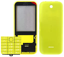 Корпус для Nokia 225 Dual Sim (RM-1011) з клавіатурою Yellow