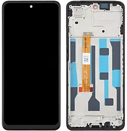 Дисплей Realme C75 5G с тачскрином и рамкой, Black - фото Дисплей Realme C75 5G с тачскрином и рамкой, Black