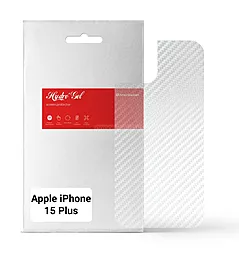Гидрогелевая пленка ArmorStandart на заднюю панель для Apple iPhone 15 Plus Carbone Transparent (ARM71902)