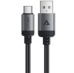 Кабель AceFast C20-04 USB-A - Type-C 15w 3a 1.2м cable Black - фото Кабель AceFast C20-04 USB-A - Type-C 15w 3a 1.2м cable Black