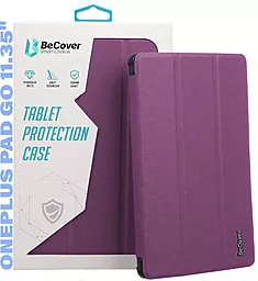 Чехол для планшета BeCover Smart Case для OnePlus Pad Go 11.35" Purple (710990) - фото Чехол для планшета BeCover Smart Case для OnePlus Pad Go 11.35" Purple (710990)