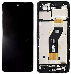 Дисплей Tecno Spark Go 2024 (BG6) с тачскрином и рамкой, Black - фото Дисплей Tecno Spark Go 2024 (BG6) с тачскрином и рамкой, Black