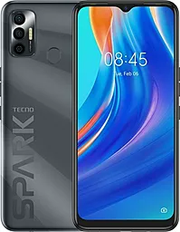 Смартфон Tecno Spark 7 KF6n NFC 4/64Gb Magnet Black (4895180766398) - фото Смартфон Tecno Spark 7 KF6n NFC 4/64Gb Magnet Black (4895180766398)