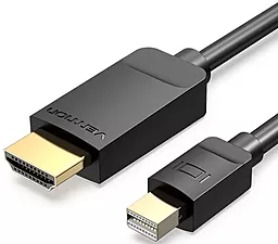 Видеокабель Vention Mini DisplayPort - HDMI v1.4 1080p 30hz 2m black (HABBH)