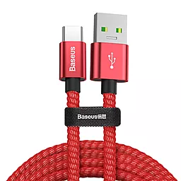 Кабель Baseus Double Fast Charging USB-A - Type-C 25w 5a 1м cable Red (CATKC-A09) - фото Кабель Baseus Double Fast Charging USB-A - Type-C 25w 5a 1м cable Red (CATKC-A09)