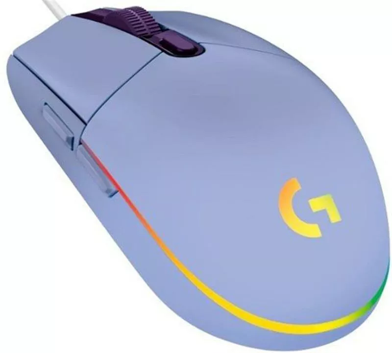 Компьютерная мышка Logitech G102 Lightsync USB Lilac (910-005854, 910-005857) Lilac - фото 2