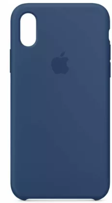 Чехол Silicone Case для Apple iPhone X, iPhone XS Midnight Blue - фото 1