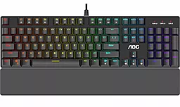 Клавиатура AOC GK500 Gaming RGB USB (GK500DR2R) Black
