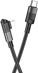 Кабель USB PD Hoco U108 20W 2M Type-C - Lightning Cable Black