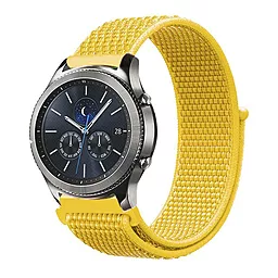 Змінний ремінець для розумного годинника Nylon Style для Huawei Watch GT/GT 2 46mm/GT 2 Pro/GT Active/Honor Watch Magic 1/2/GS Pro/Dream (705880) Yellow