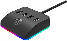 USB хаб HP 4-in-1 black (DHC-CT120) - фото USB хаб HP 4-in-1 black (DHC-CT120)
