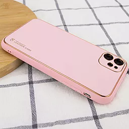 Чехол Epik Кожаный чехол Xshield Apple iPhone 12 mini  Pink - миниатюра 3