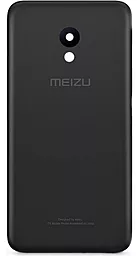 Задняя крышка корпуса Meizu M5s со стеклом камеры Black - фото Задняя крышка корпуса Meizu M5s со стеклом камеры Black