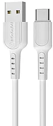 Кабель Borofone BX16 Easy USB-A - Type-C 10w 2a 1м cable White