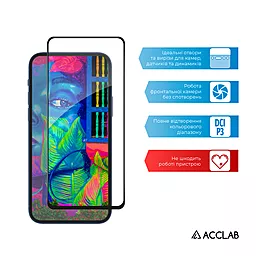Защитное стекло ACCLAB Full Glue для Xiaomi Mi 11T Pro Черный - миниатюра 4