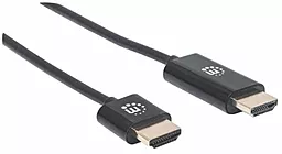 Відеокабель Manhattan HDMI - HDMI v.2.0 4.5м. Black Intracom - фото Відеокабель Manhattan HDMI - HDMI v.2.0 4.5м. Black Intracom