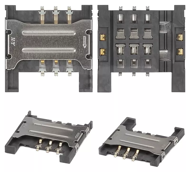 Коннектор SIM-карты Nomi i244 - фото 1