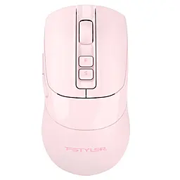 Компьютерная мышка A4Tech Fstyler FB50C Plus Pink - фото Компьютерная мышка A4Tech Fstyler FB50C Plus Pink