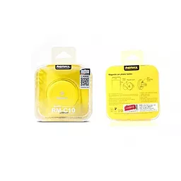Автодержатель магнитный Remax RM-C10 Magnetic Yellow / Black - миниатюра 5