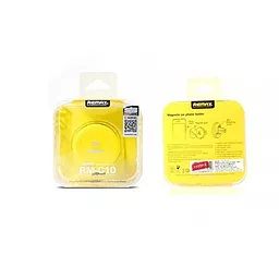 Держатель магнитный Remax RM-C10 Magnetic Yellow / Black - миниатюра 5