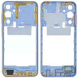 Рамка корпуса Samsung Galaxy A25 A256 Optimistic Blue - фото Рамка корпуса Samsung Galaxy A25 A256 Optimistic Blue