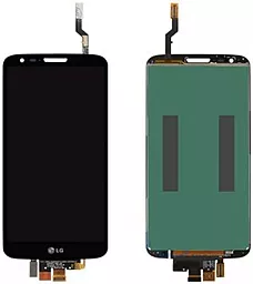 Дисплей LG G2 (D800, D801, D802, D802TR, D803, F320K, F320L, F320S, LS980) (34 pin) з тачскріном, Black
