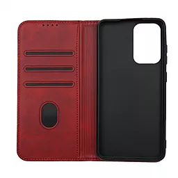 Чохол-книжка 1TOUCH Premium для Samsung A525 Galaxy A52 (Dark Red) - мініатюра 2