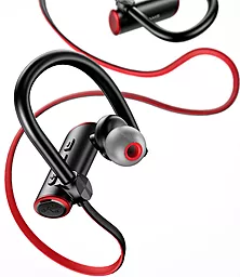 Навушники Usams US-YD004 S4 Sports Black/Red - мініатюра 2