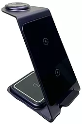 Бездротовий (індукційний) зарядний пристрій EasyLife Y93 Ultra-Thin 3-in-1 15w wireless charger dark purple - мініатюра 2